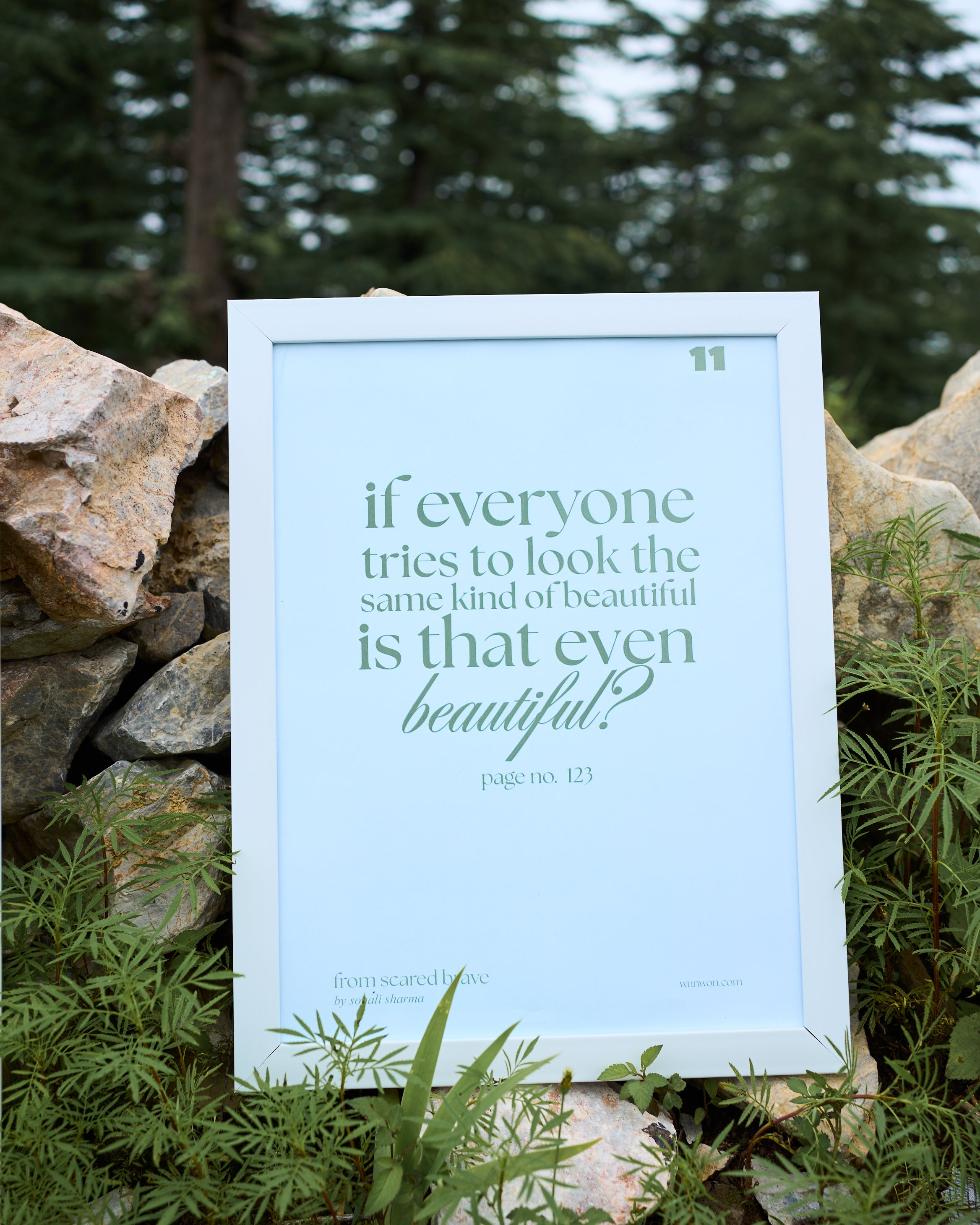 poster for powder room