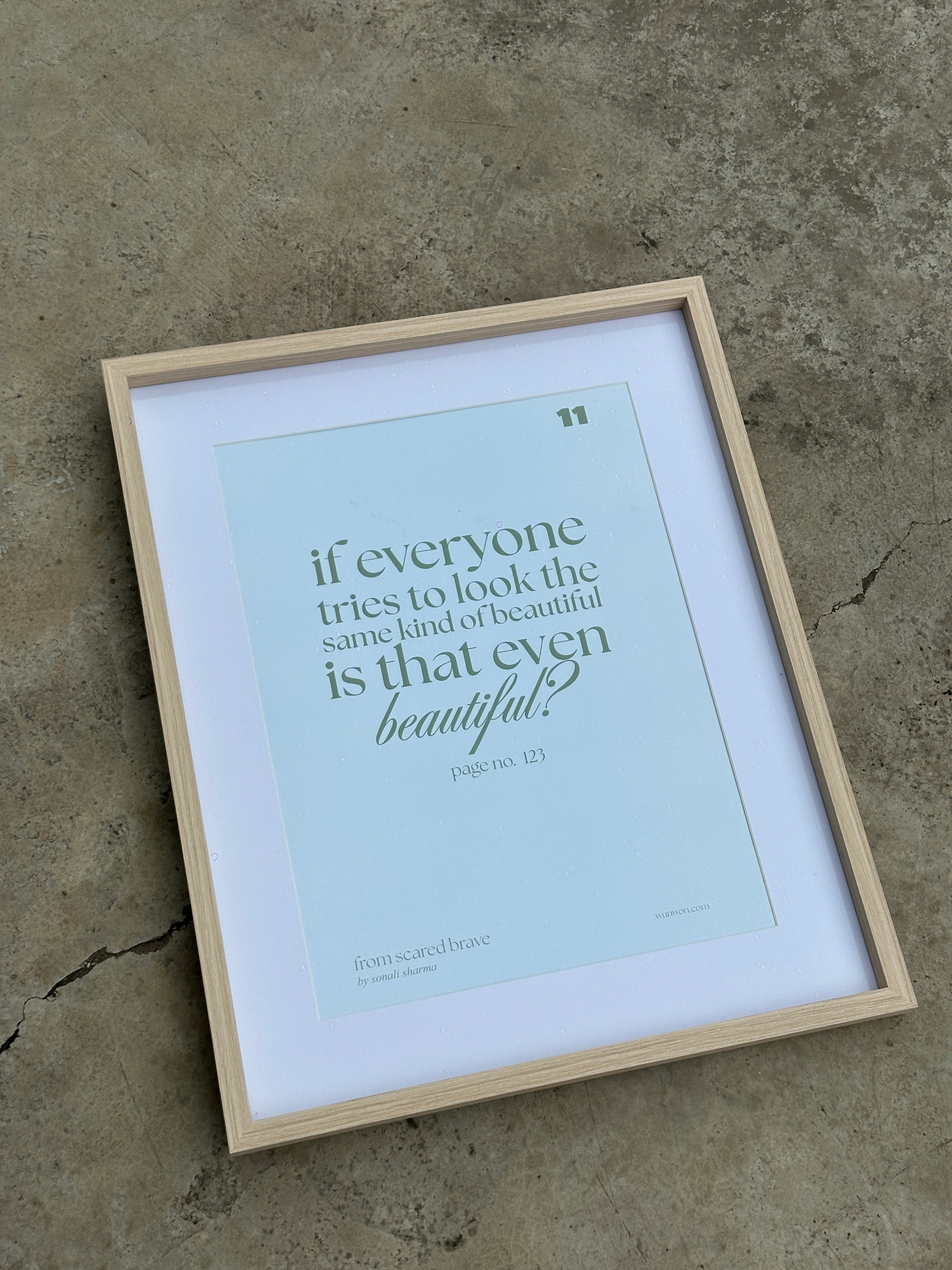 poster for powder room